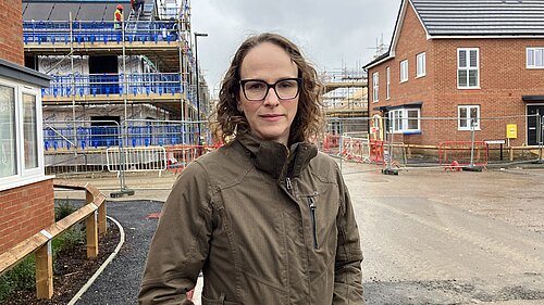 Alison at the Bookleigh Development