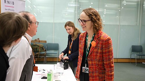 Alison meeting with RNIB