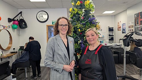 Alison with Olga from LOH Salons