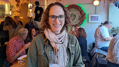 Alison at the Hop Tub