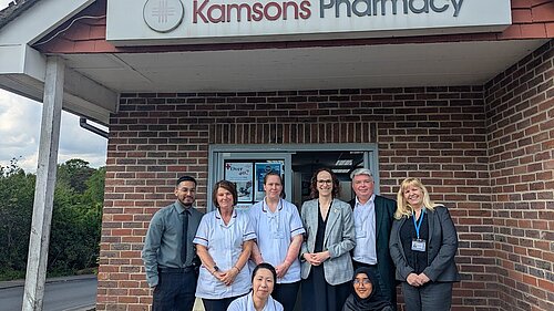 Alison Bennett with Kamsons staff