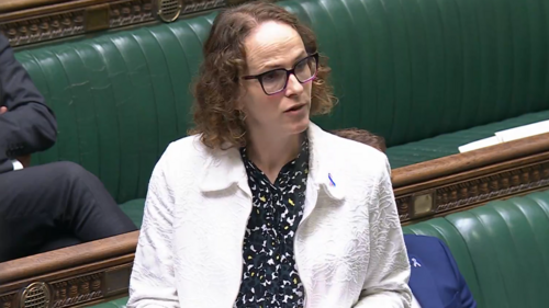 Alison speaking on baby loss