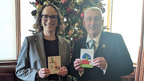 Alison Bennett MP & Speaker Hoyle MP