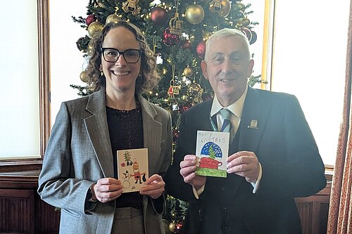 Alison Bennett MP & Speaker Hoyle MP