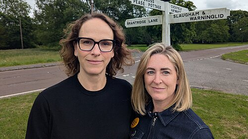 Alison and Lauren Lloyd in Staplefield