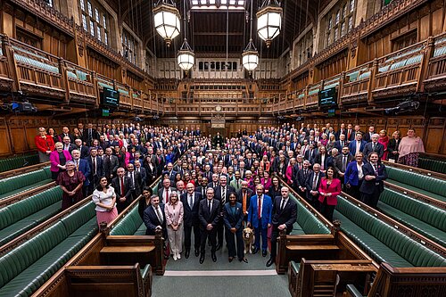 Group Photo of MPs in the House of Commons