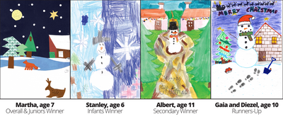 Christmas Card Competition Winners