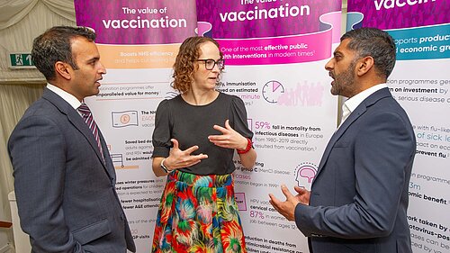 Alison discussing vaccines