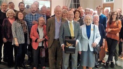 Robert Eggleston our Mid Sussex Parliamentary Candidate and local party members