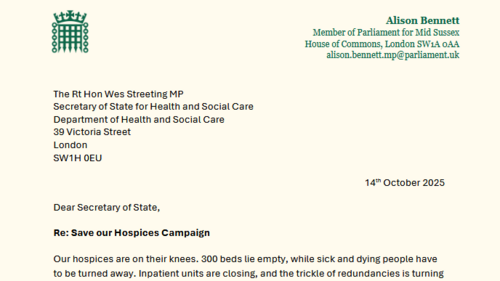 Letter to the Secretary of State