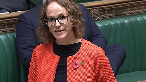 Alison Bennett in the House of Commons