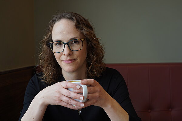 Alison Holding Mug
