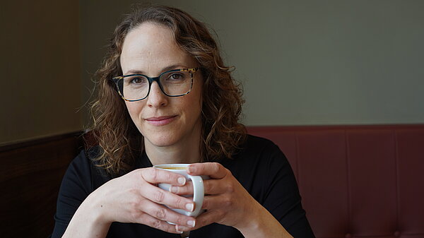 Advice Surgeries Alison Holding Mug