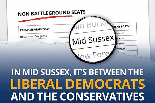 Mid Sussex not a Labour Battleground