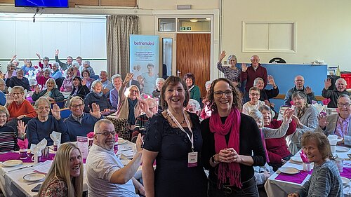 Alison Bennett MP attending Befriended event in Burgess Hill