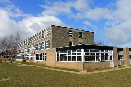 A 1960's era school building