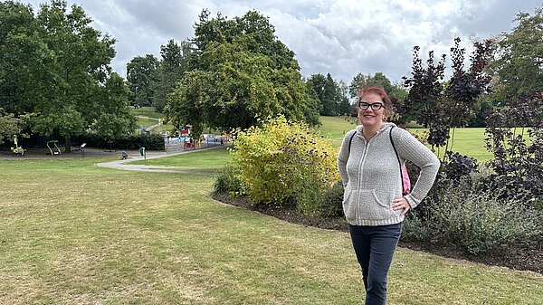 Caroline in Victoria Park