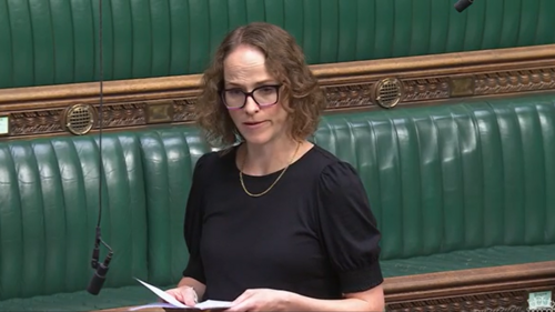 Alison speaking in the Commons